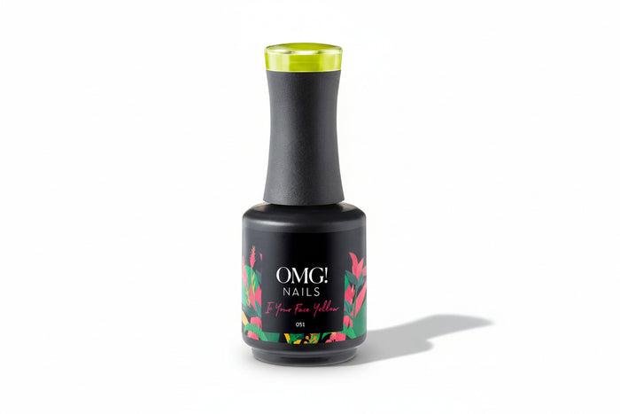 In Your Face Yellow Gellak - OMG! Nails