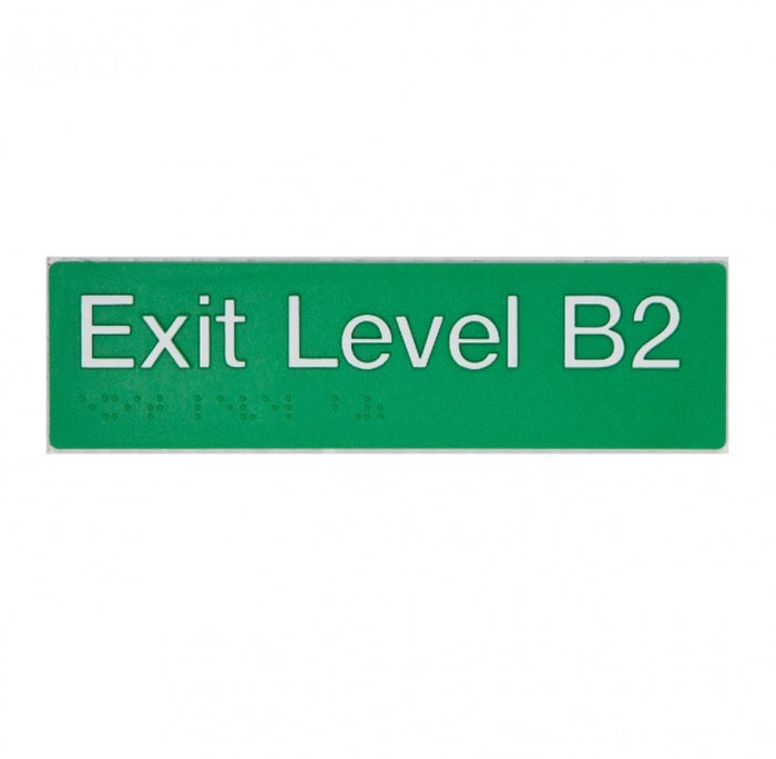 BEST BUY EB2 Exit Sign Basement 2 Braille