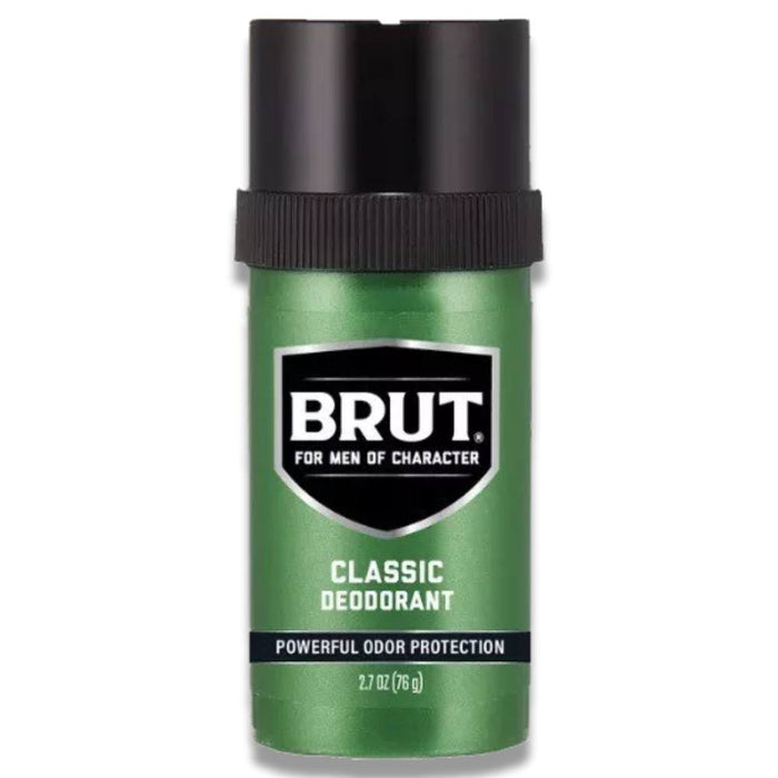 Brut - Deodorant Round Stick, Classic 2.7 Oz - 12 Pack