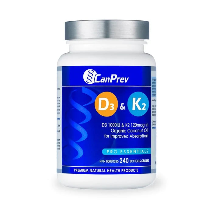 CanPrev: D3 & K2 Softgels