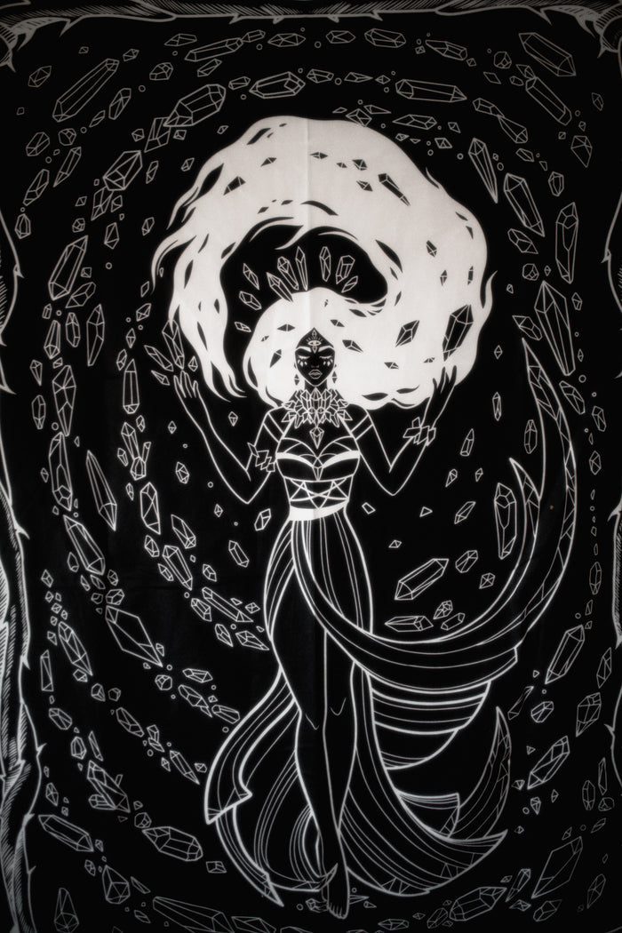 Crystal Witch Wall Tapestry