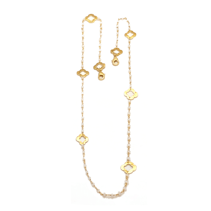 DISCONTINUED -Moonstone Face Mask Chain | Monica Mauro