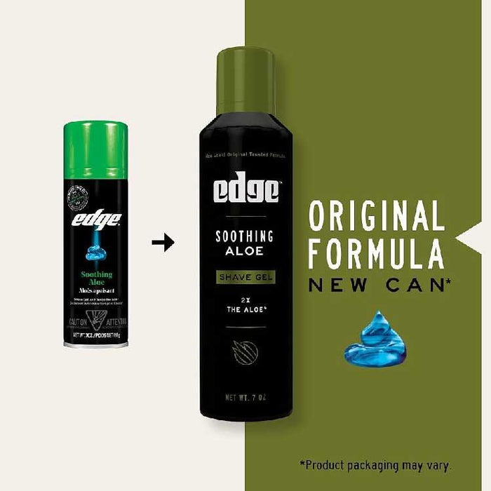 Edge - Soothing Aloe Shaving Gel - 7 Oz - 6 Pack