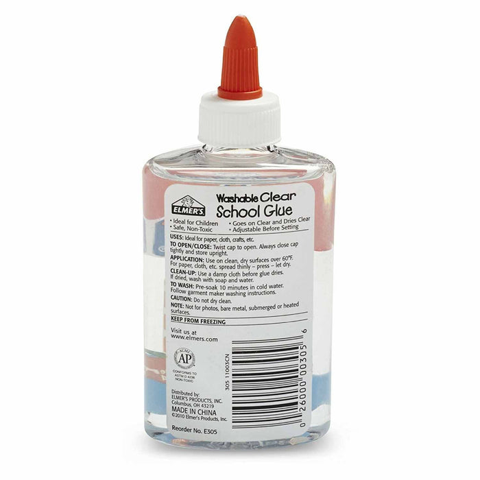 Elmer's Washable Clear Glue 5 Oz - 24 Pack