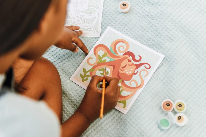 KIDS MINI Optimistic Octopus Paint-by-Number Kit