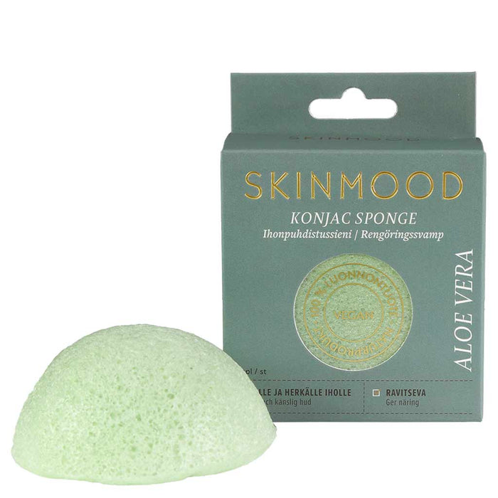 Outlet SkinMood Konjac Aloe kasvosieni kuivalle ja herkälle iholle