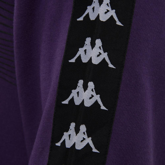 Poleron Men Full Zipper Purple Lines Black