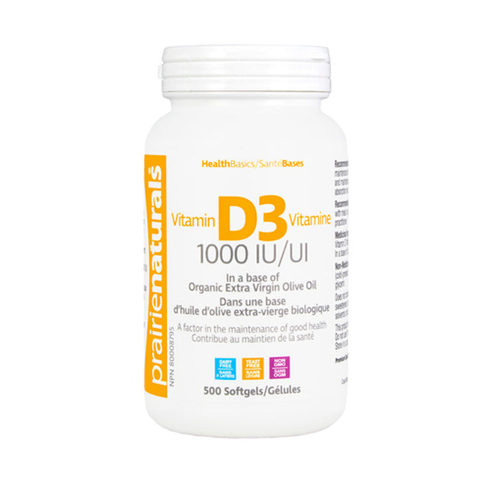 Prairie Naturals: Vitamin D3 1000 IU