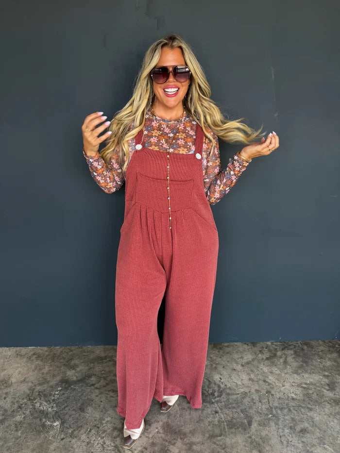 PREORDER: Fall Color Karli Overalls // eta October