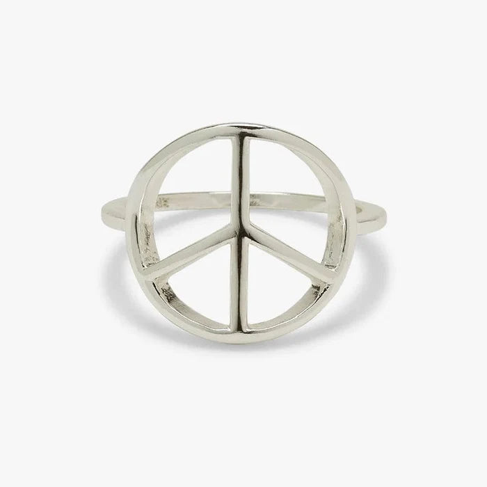 Pura Vida Peace Sign Ring