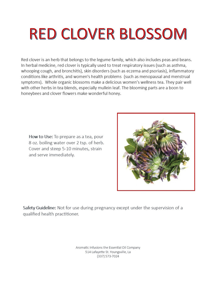 Red Clover Blossoms OR