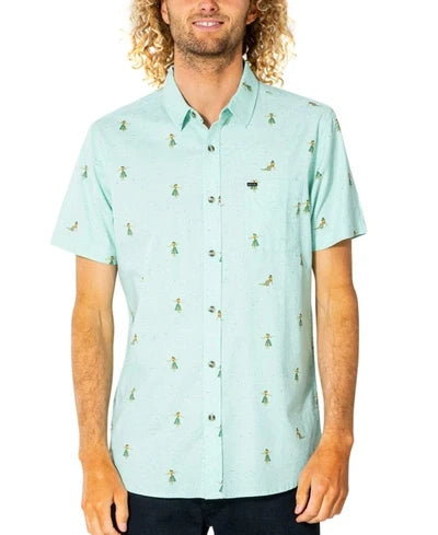 Rip Curl Boys Hula Breach Shirt Sleeve Button Up Shirt