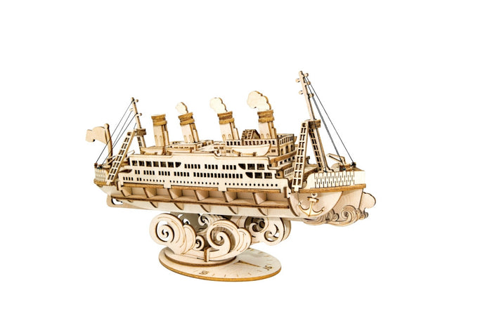 Rolife Cruise Ship 3D Wooden Puzzle 145 Pce