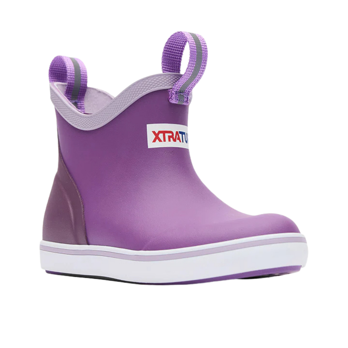 XtraTuf | Big Kids Ankle Deck Boot | Purple