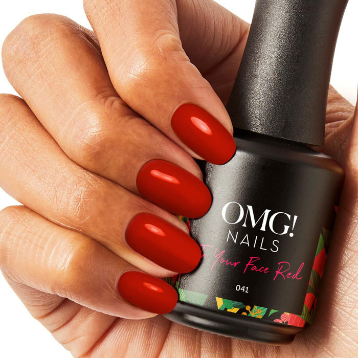 041 In Your Face Red Gel Polish