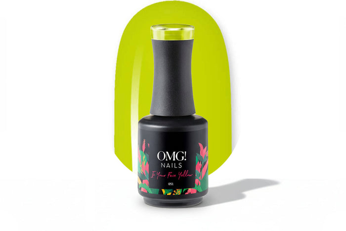 051 In Your Face Yellow Gel Polish