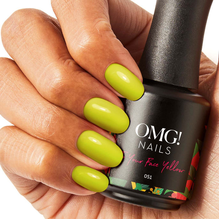 051 In Your Face Yellow Gel Polish