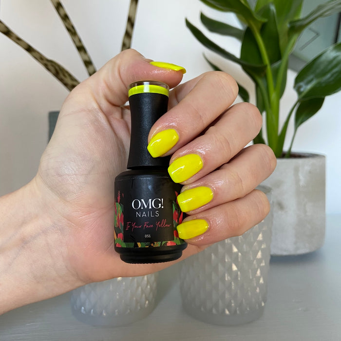 051 In Your Face Yellow Gel Polish