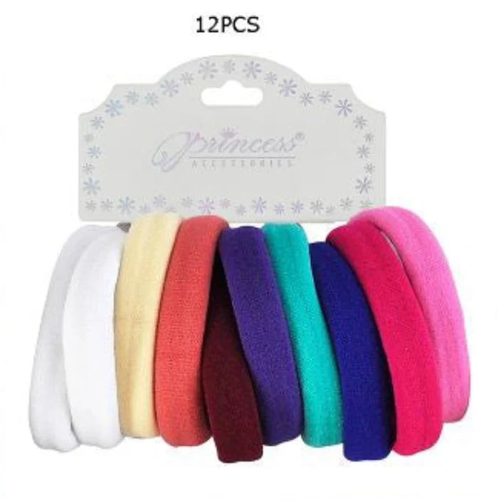 10-Piece Seamless Soft Hair Tie Set – No-Damage Multi-Color Elastic Hair Bands for Girls & Women (RB-011D1)