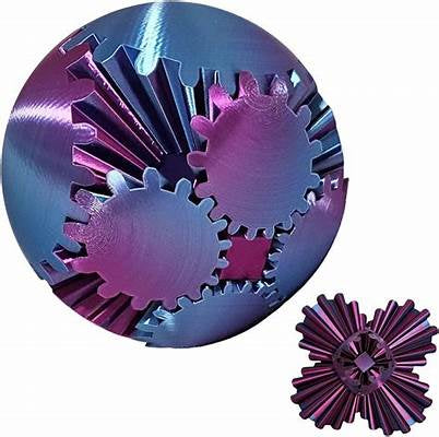 3D Printed Large Gear Ball Fidget
