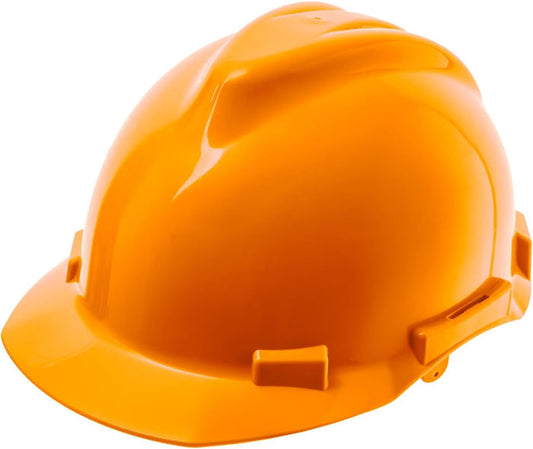 4 Point Ratchet Orange Hard Hat - HH10O4P -Orange