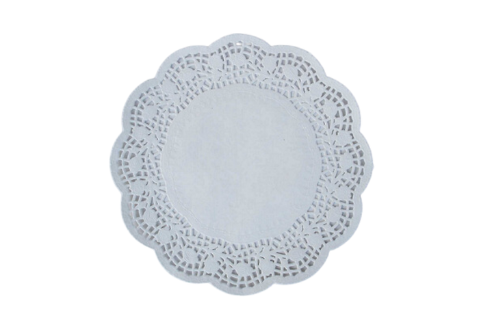 9" White Paper Doilies