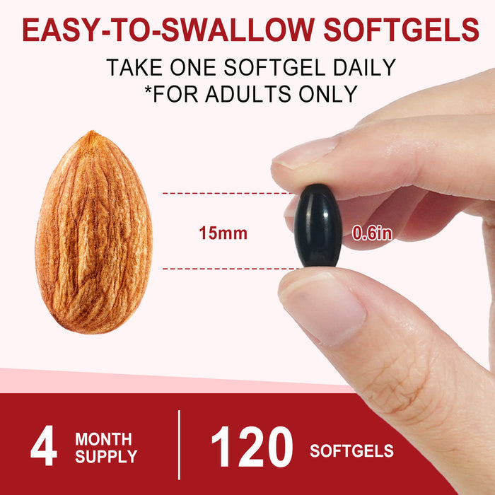 acentiallabs Astaxanthin from microalgae ·triple strength 12MG per serving 120 Softgels Bagged Capsules