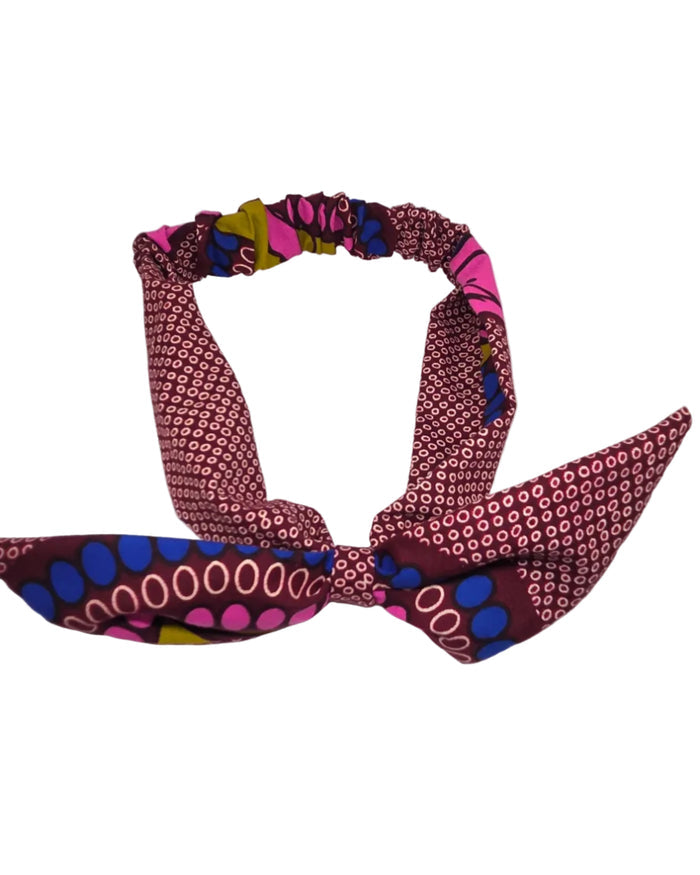Burgundy Bow-Tie (Medium/ Regular Adult Head/22in)