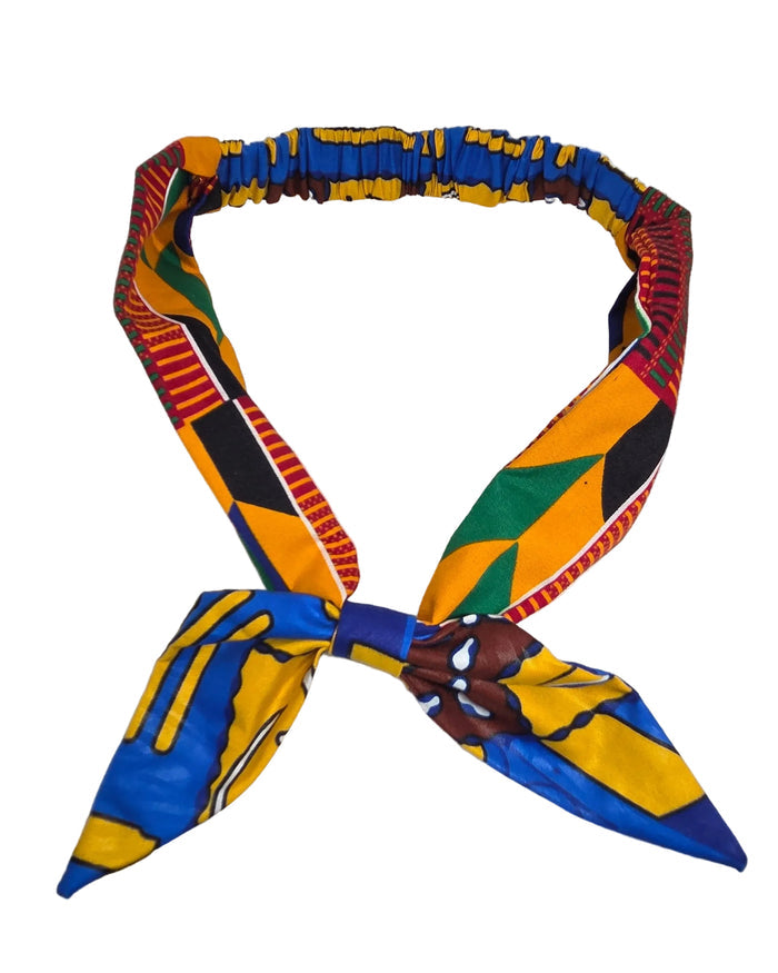 Kente Mix Bow-Tie (Medium/Regular Adult Head/23in)