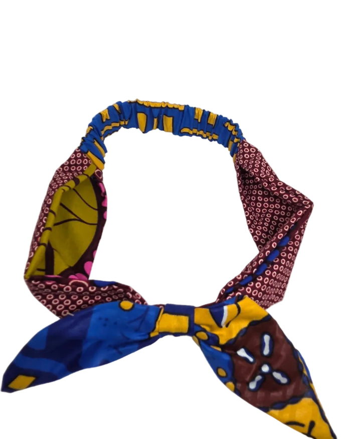 Burgundy Mix Bow-Tie (Medium/Regular Adult Head/22in)