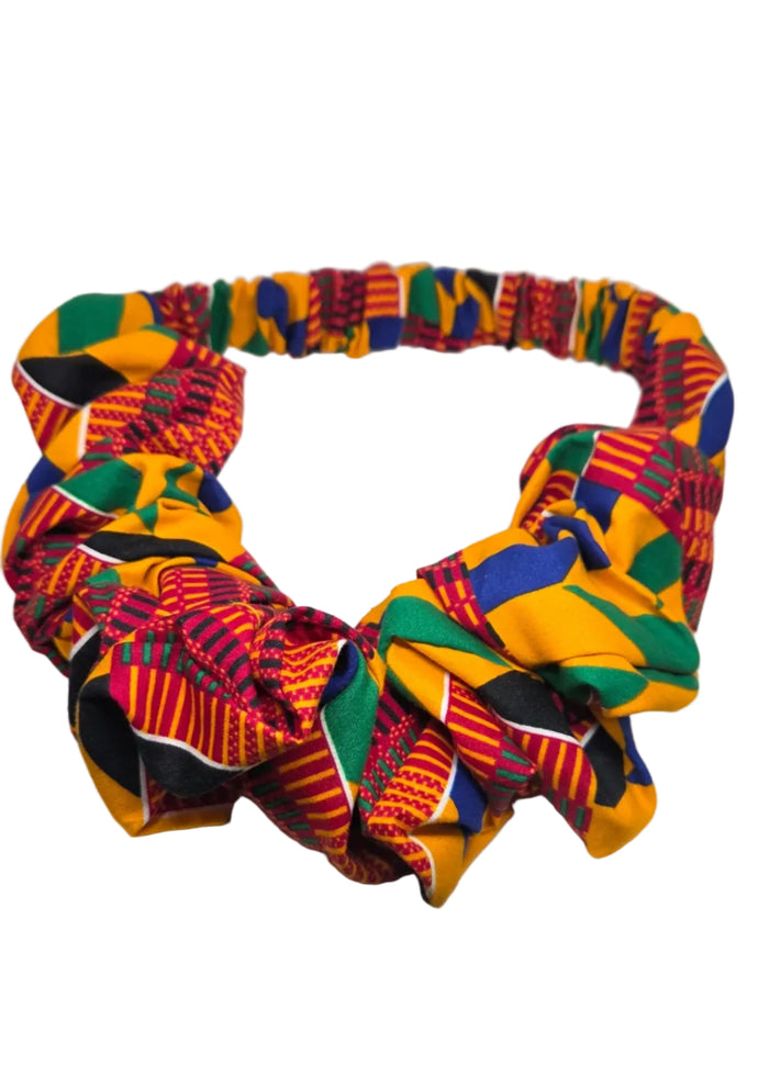 Kente Scrunch (Medium/Regular Adult Head/24in)