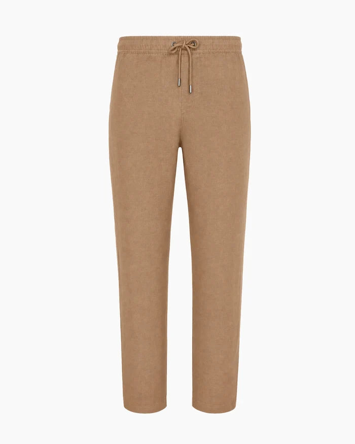 Air Linen Pull On Pant Sandlewood