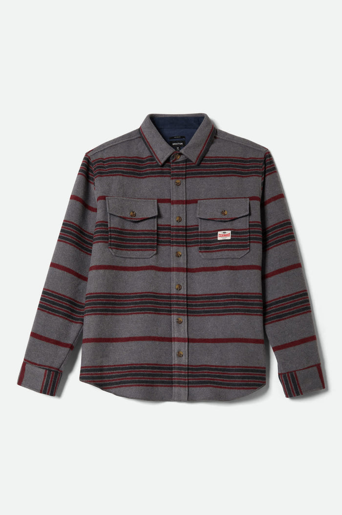 Men's Altered Threads Overshirt in the color Multi Blanket Stripe - Front Product View