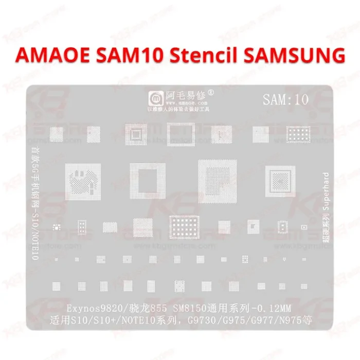 AMAOE SAM10 Stencil SAMSUNG