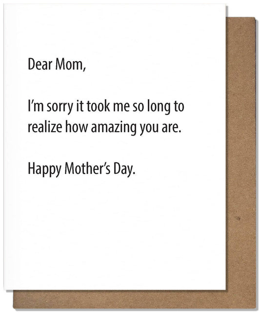Amazing Mom - Mother's Day Card