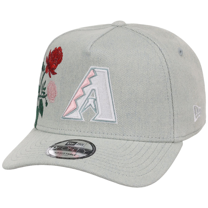 Arizona Diamondbacks MLB Denim Flower New Era 9FORTY