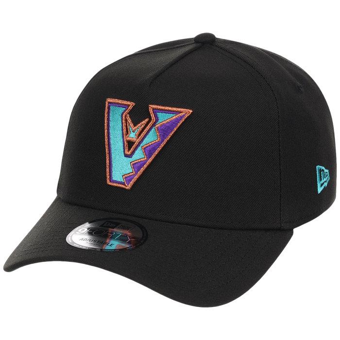 Arizona Diamondbacks MLB Flipmode 2.0 Black Dome New Era 9FORTY A-Frame (Black/Black/Kelly Green)