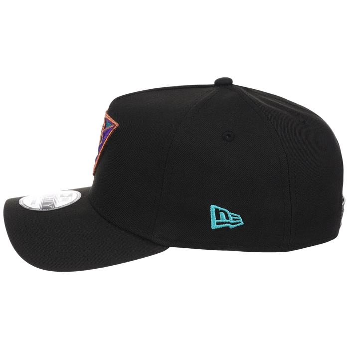 Arizona Diamondbacks MLB Flipmode 2.0 Black Dome New Era 9FORTY A-Frame (Black/Black/Kelly Green)