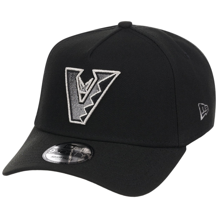 Arizona Diamondbacks MLB Flipmode 2.0 Liquid Titanium New Era 9FORTY A-Frame (Black/Black/Gray)