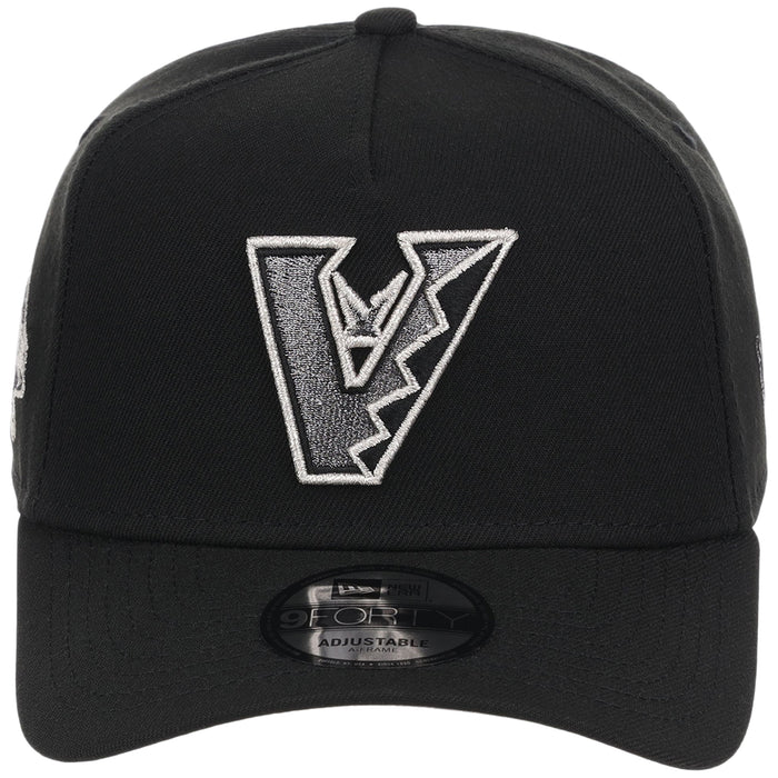Arizona Diamondbacks MLB Flipmode 2.0 Liquid Titanium New Era 9FORTY A-Frame (Black/Black/Gray)