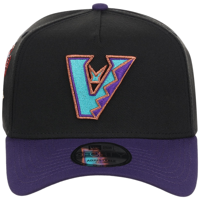 Arizona Diamondbacks MLB Flipmode 2.0 New Era 9FORTY A-Frame (Black/Purple/Gray)