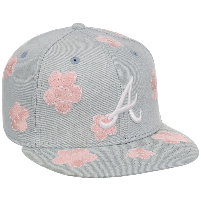 Atlanta Braves MLB Denim Flower New Era 59FIFTY