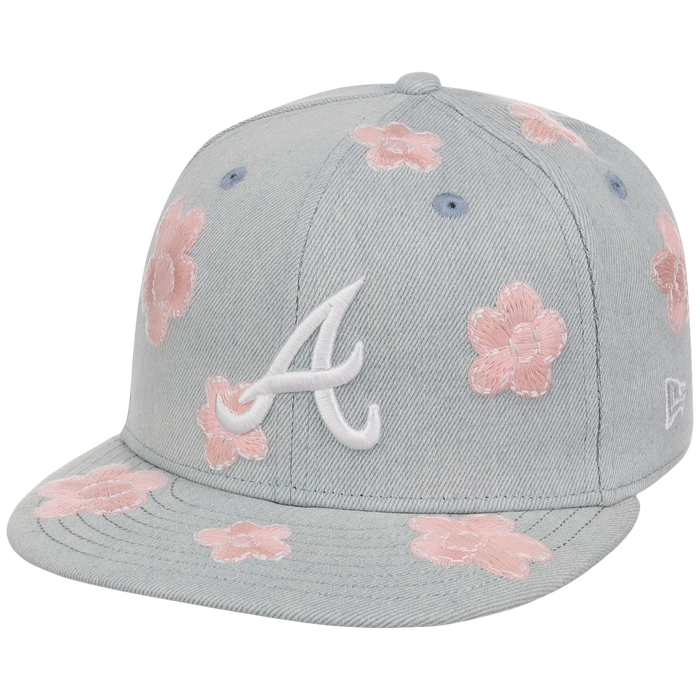 Atlanta Braves MLB Denim Flower New Era 59FIFTY