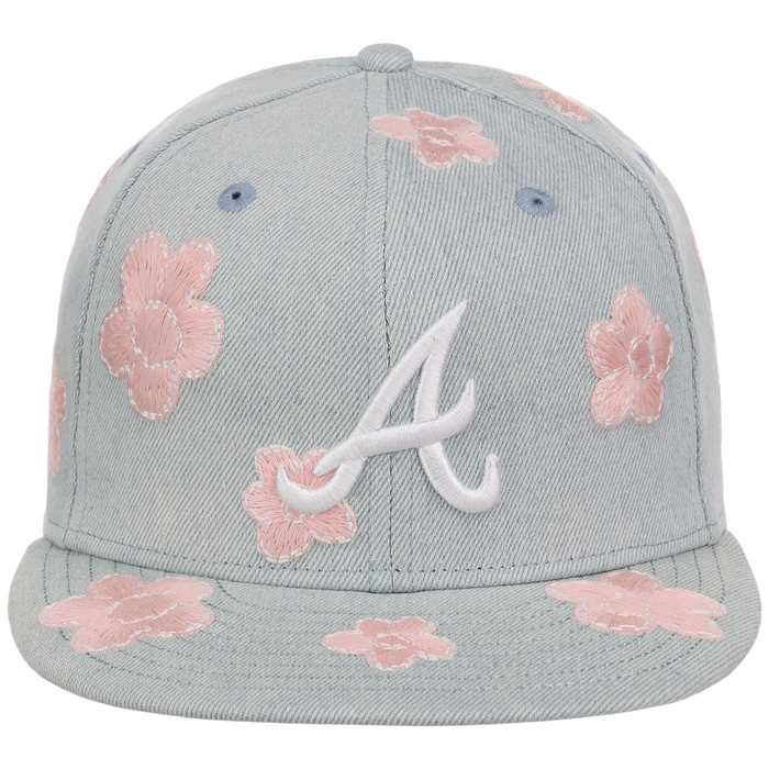 Atlanta Braves MLB Denim Flower New Era 59FIFTY