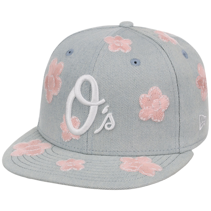 Baltimore Orioles MLB Denim Flower New Era 59FIFTY