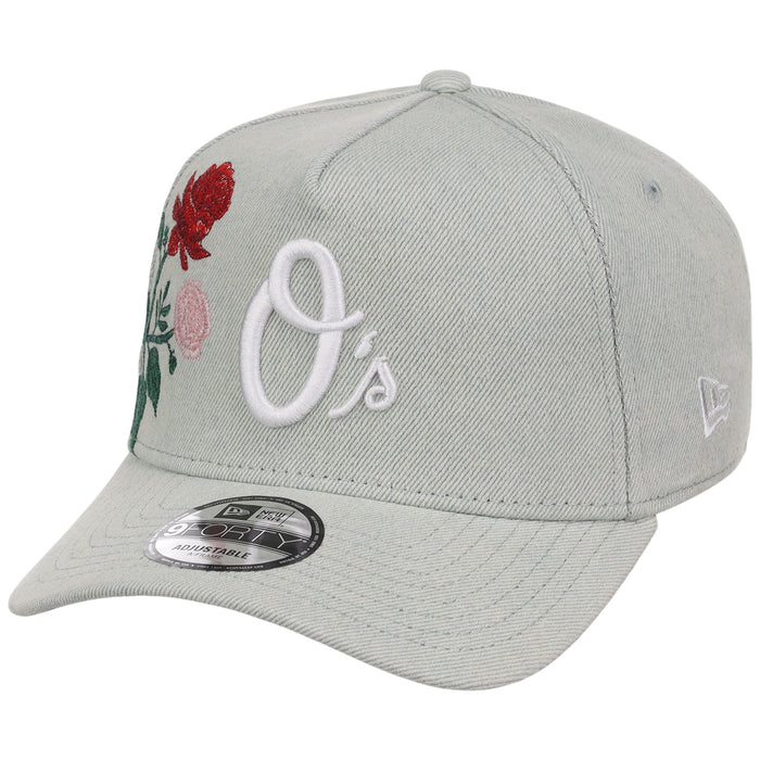 Baltimore Orioles MLB Denim Flower New Era 9FORTY