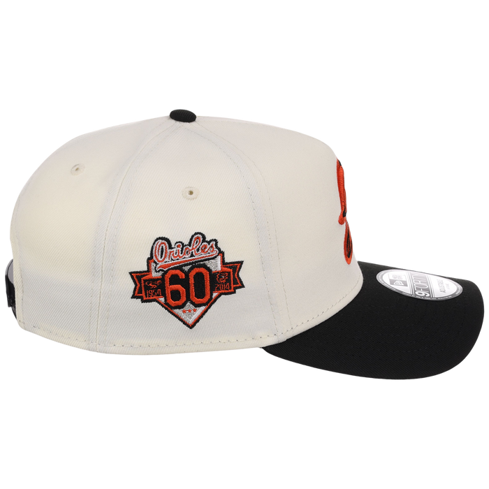 Baltimore Orioles MLB Flipmode 2.0 New Era 9FORTY A-Frame (Chrome/Black/Gray)