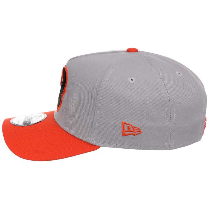 Baltimore Orioles MLB Flipmode 2.0 New Era 9FORTY A-Frame (Gray/Orange/Gray)