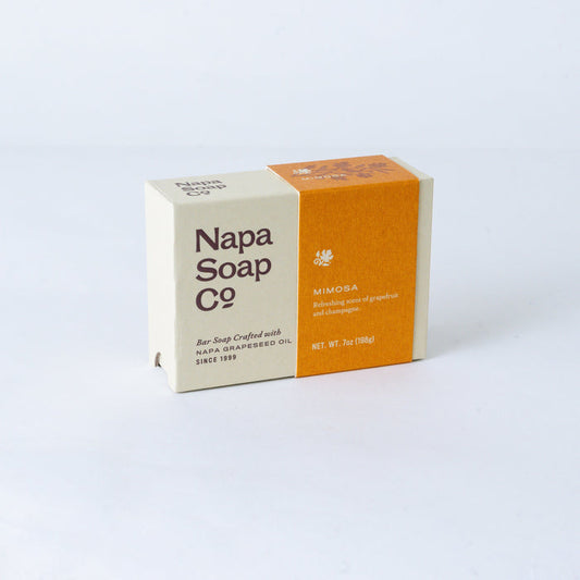 Napa Soap Co. soap bar packaging on a white background
