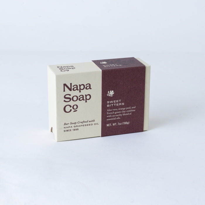 Napa Soap Co. bar soap packaging on a white background
